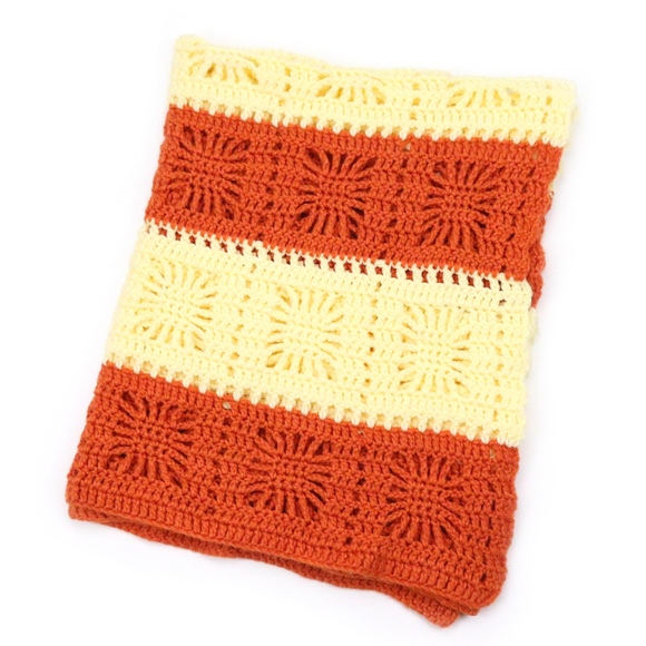 orange baby blanket